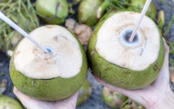 Nước dừa không chỉ giải khát, mà nó còn bổ sung nhiều dưỡng chất