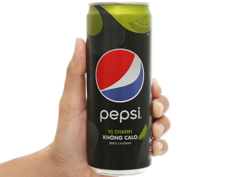 Trong Pepsi không calo hầu như không có đường và calo