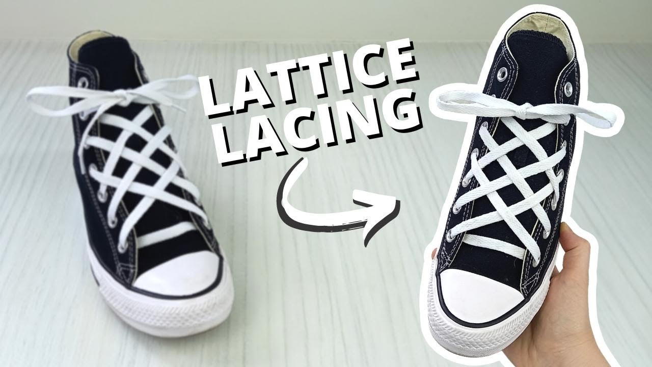 Buộc giày kiểu Lattice khá thú vị và tạo điểm nhấn ấn tượng trên giày 