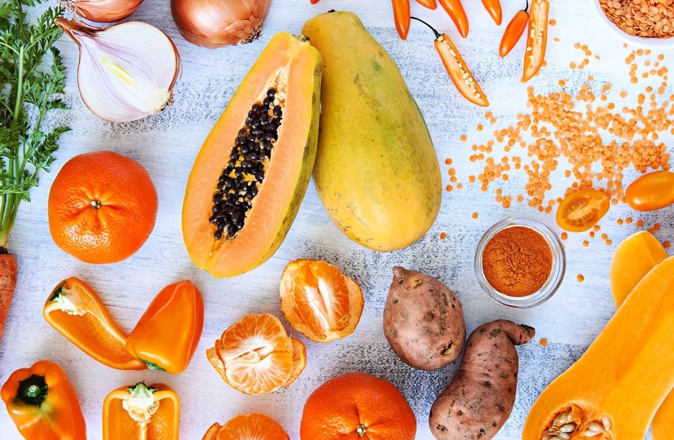 Vitamin có khá nhiều trong các loại rau củ màu cam giúp phục hồi collagen Vitamin có khá nhiều trong các loại rau củ màu cam giúp phục hồi collagen