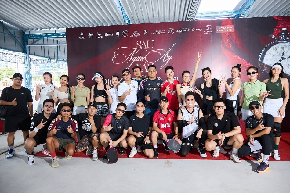 Ocany dong hanh cung ca si Ha Nhi trong giai dau Pickleball Sau Ngan Ay Nam 4